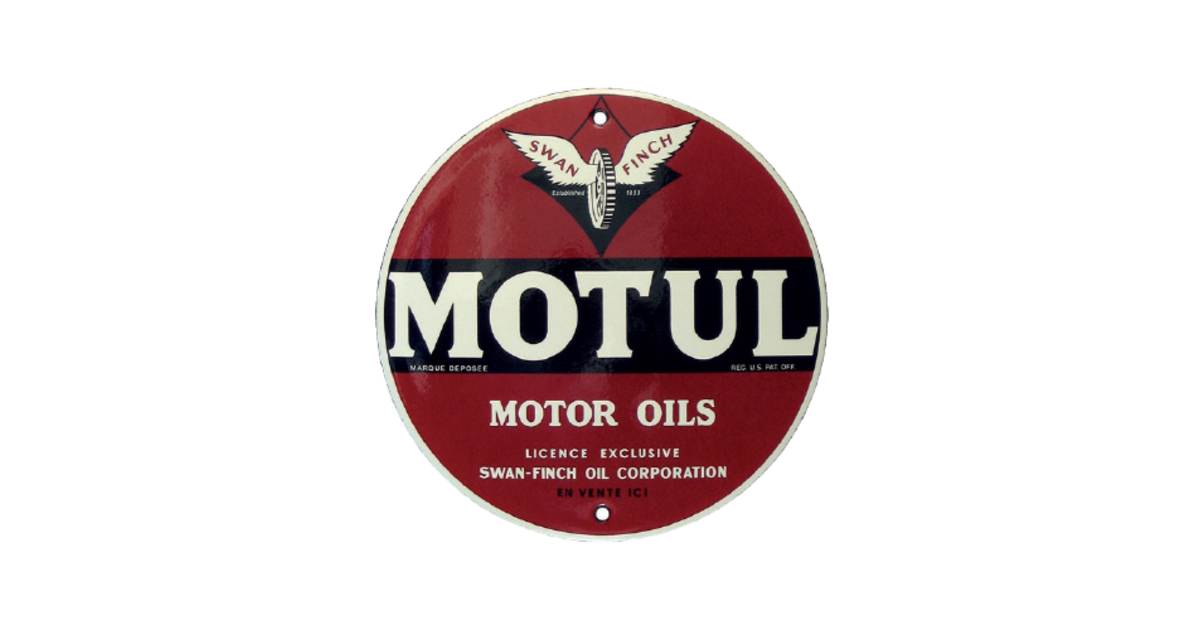 Plaque émaillée Huile Motul Produits Emaillésplaques émaillées Nostalgic Deco 